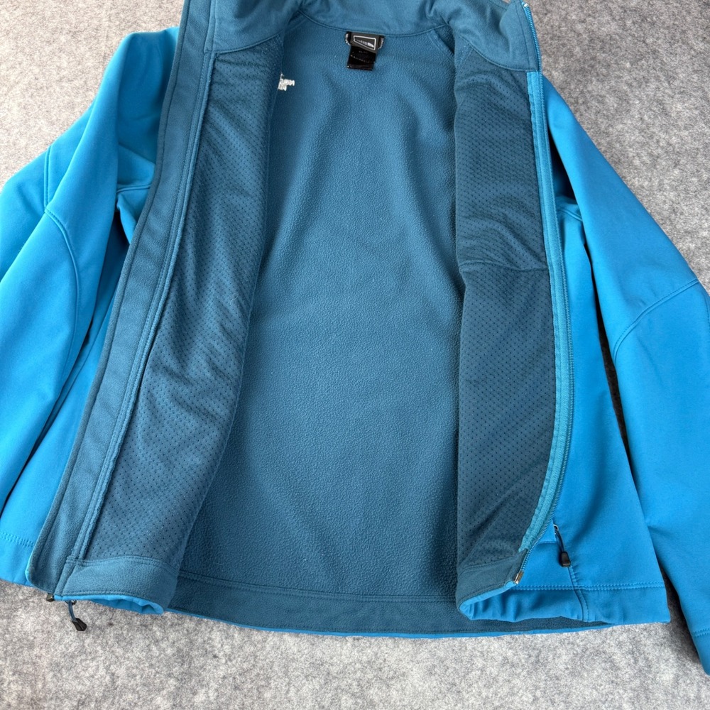 The North Face Apex Bionic Softshell Jacket Womens XL Blue Windproof Full Zip - Picture 6 of 12